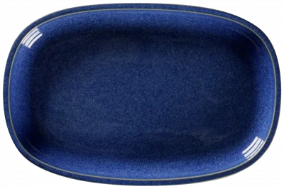 EASE RAKSTONE Półmisek 23x15 cm kobaltowy / RAK PORCELAIN