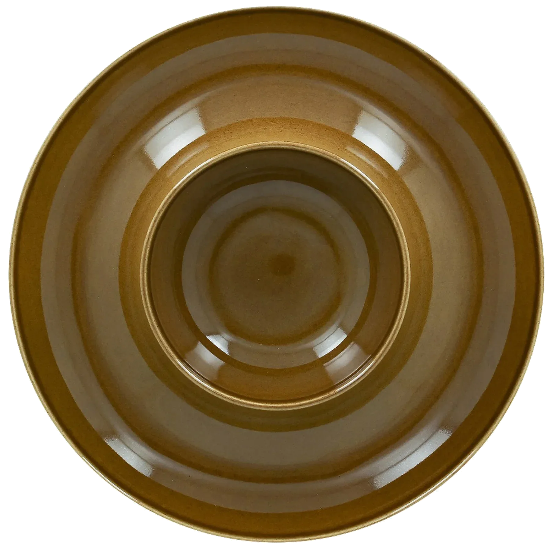 SUGGESTIONS Talerz okrągły 29,5 cm, brązowy Ashore / RAK PORCELAIN