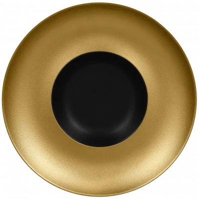 METALFUSION Talerz głęboki gourmet złoty 26 cm / RAK PORCELAIN
