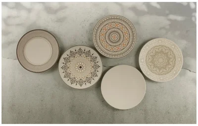 Talerz płaski 27 cm Larissa EARTH ARGILA / RAK PORCELAIN
