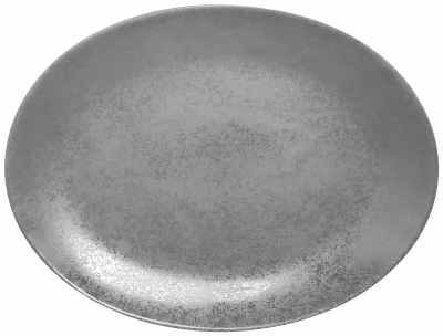 SHALE Talerz owalny 32 cm szary / RAK PORCELAIN