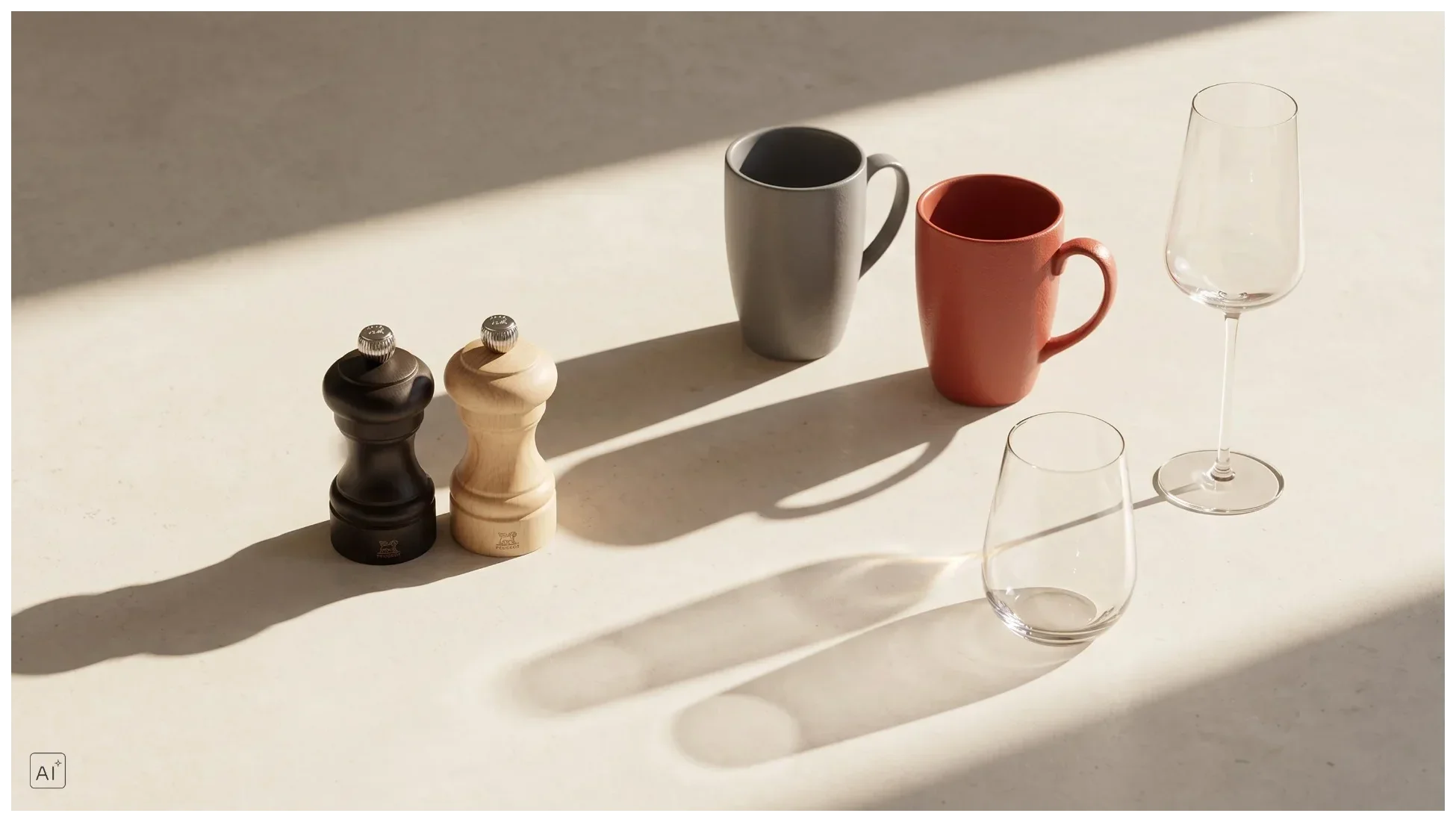 NEOFUSION Kubek 450 ml bordowy / RAK PORCELAIN