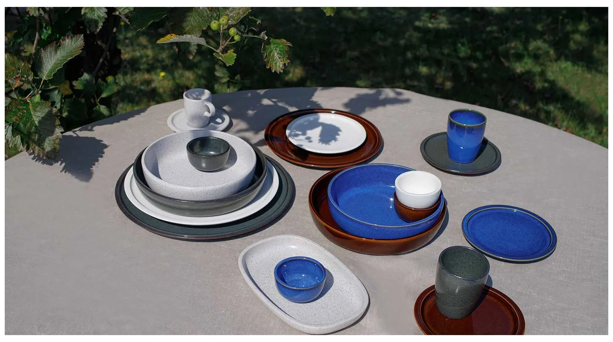 EASE RAKSTONE Miska 8 cm 100 ml kobaltowa / RAK PORCELAIN