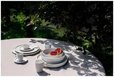 EASE RAKSTONE Spodek do espresso 13 cm biały / RAK PORCELAIN