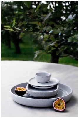 EASE RAKSTONE Talerz głęboki 24 cm silgranitowy / RAK PORCELAIN