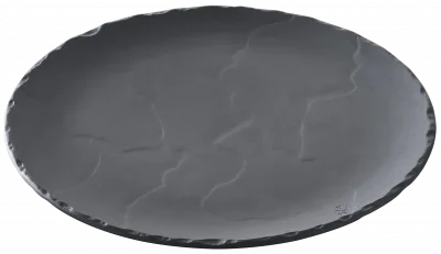 BASALT Talerz okrągły 28,5 cm czarny / REVOL