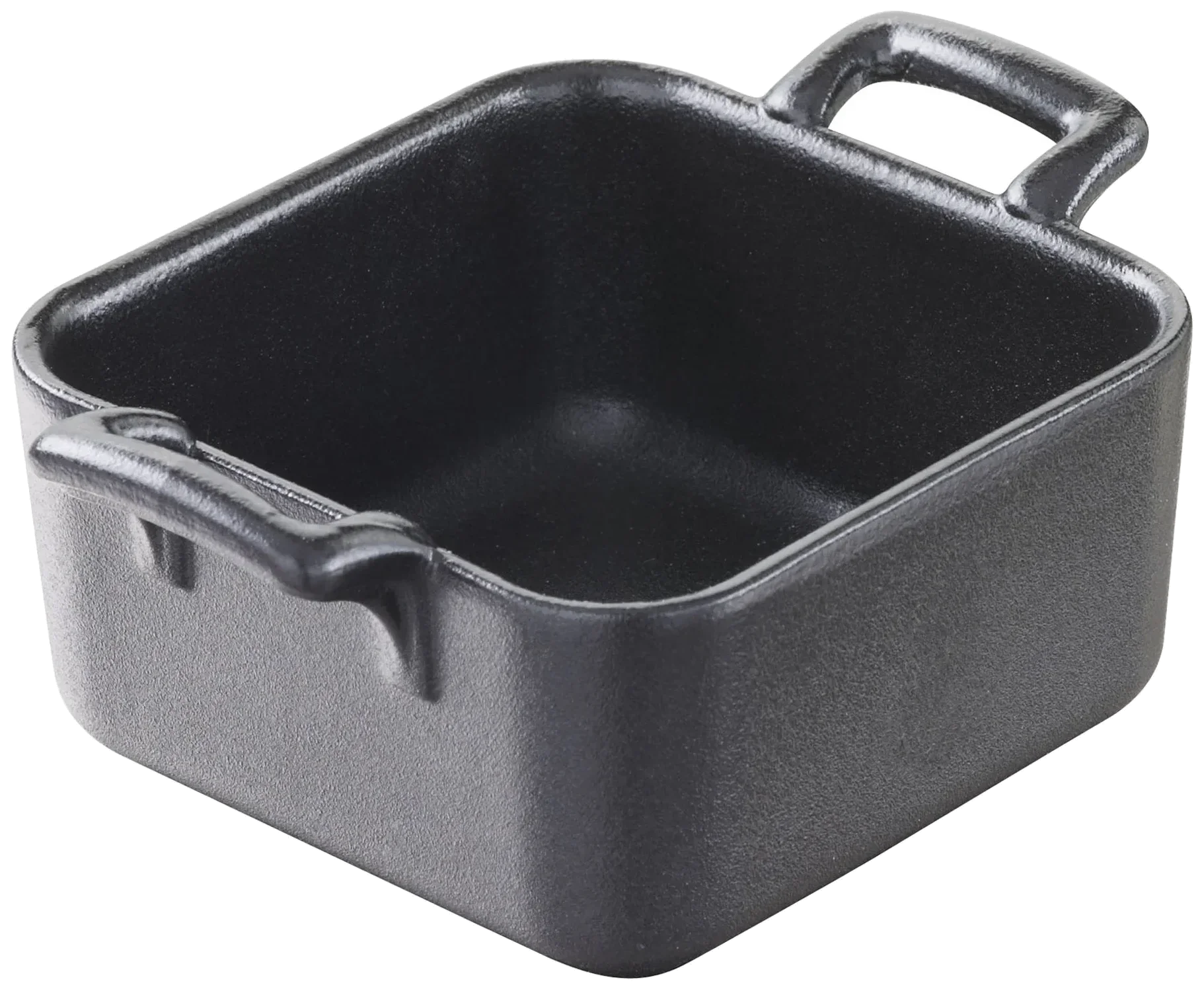 BELLE CUISINE NOIR Mini brytfanka kwadratowa 7 x 7 x 3,5 cm / REVOL