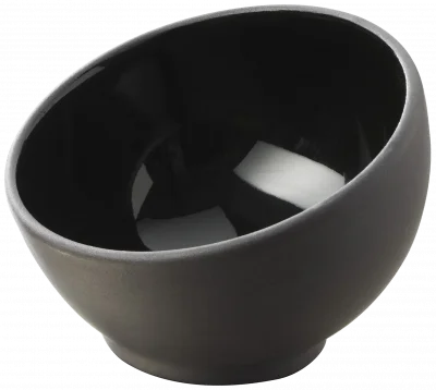 SOLID Miseczka asymetryczna czarne 40 ml / REVOL