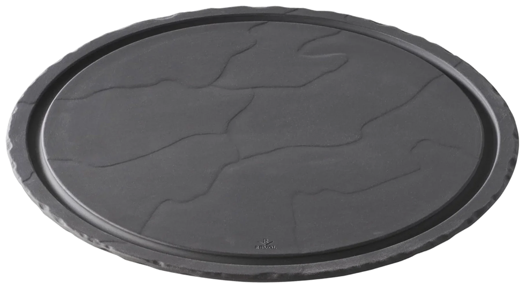 BASALT Talerz okrągły 30 cm czarny / REVOL