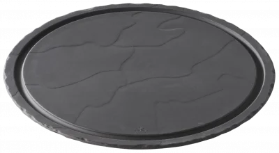BASALT Talerz okrągły 30 cm czarny / REVOL