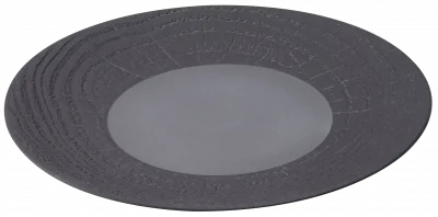 ARBORESCENCE Talerz płaski 28 cm grafitowy / REVOL