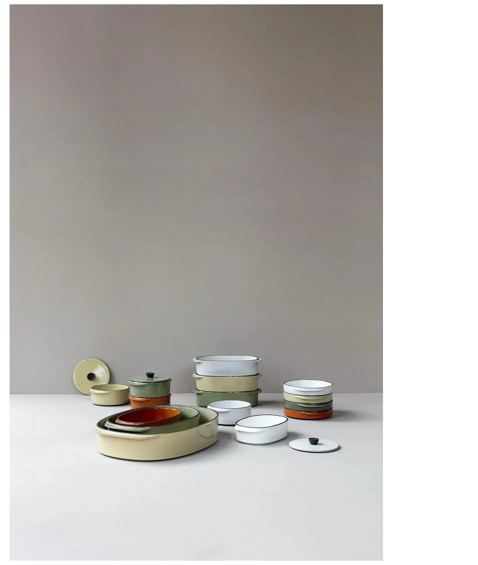 CARACTERE Naczynie/ brytfanna 26 x 18,5 cm Biała Chmura / REVOL