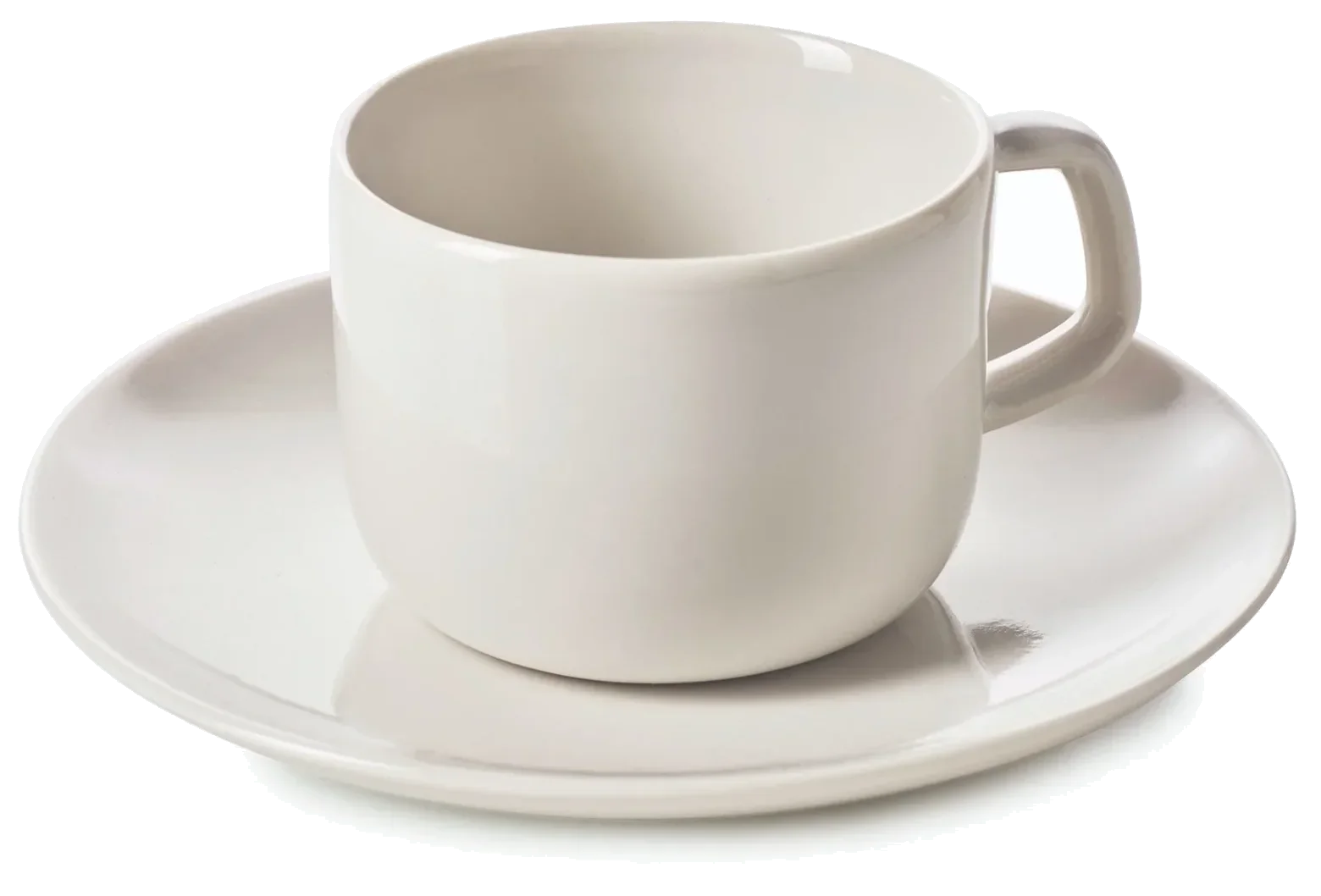 Madeleine Filiżanka do espresso ze spodkiem 80 ml biała / REVOL