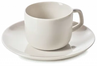 Madeleine Filiżanka do espresso ze spodkiem 80 ml biała / REVOL
