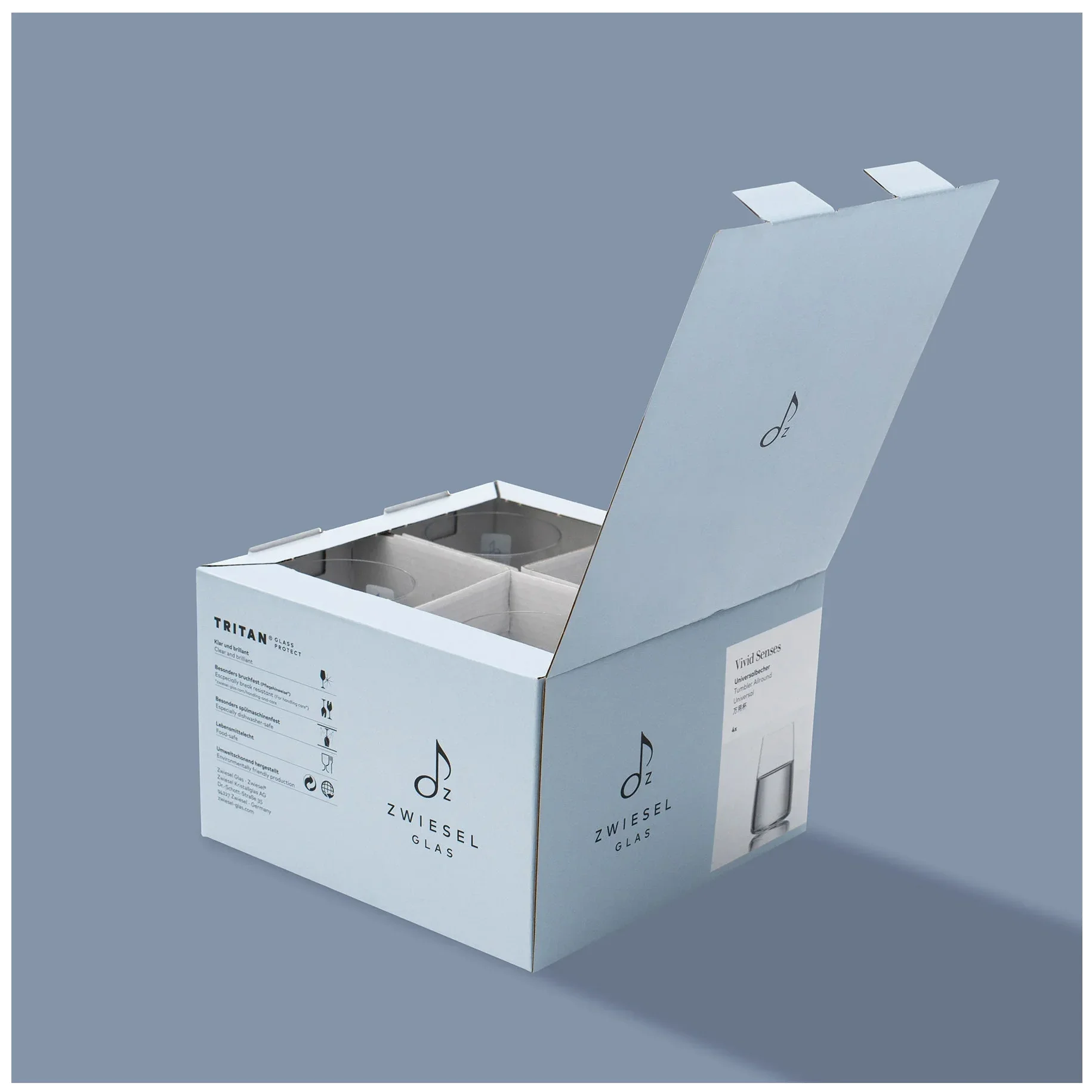 VIVID SENSES Szklanka Allround 500 ml, kpl. 4 szt.  / ZWIESEL GLAS