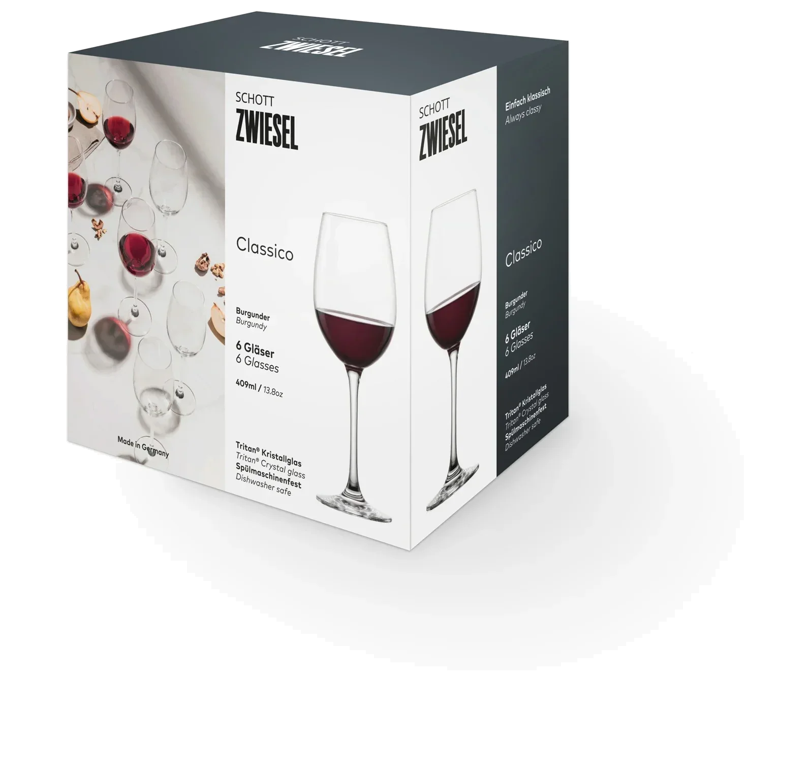 CLASSICO Klieliszek do wina Burgund 408 ml, kpl. 6 szt. / SCHOTT ZWIESEL