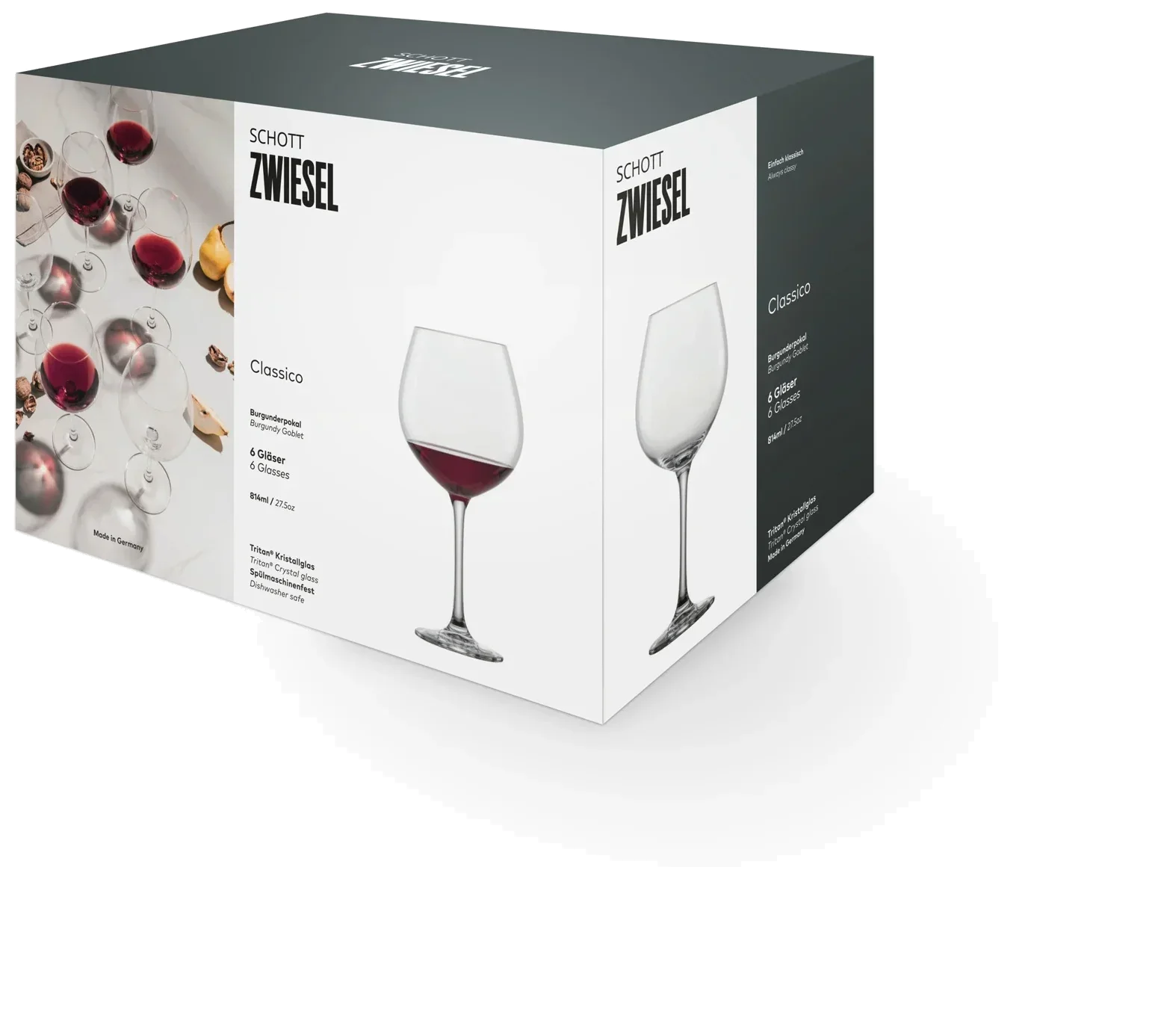 CLASSICO Klieliszek do wina Burgund 814 ml, kpl. 6 szt. / SCHOTT ZWIESEL