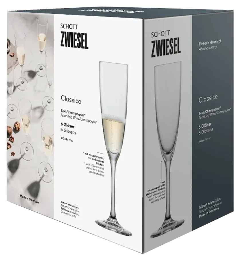 CLASSICO Kieliszek do szampana 210 ml, kpl. 6 szt. / SCHOTT ZWIESEL