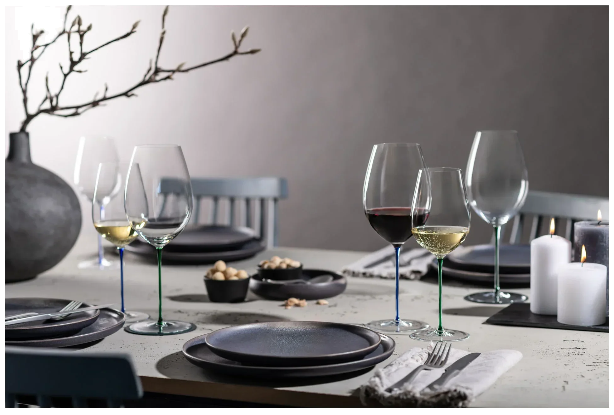 ZWIESEL GLAS Kieliszek do wina czerwonego ENOTECA COLORS niebieski 689 ml, 1szt.