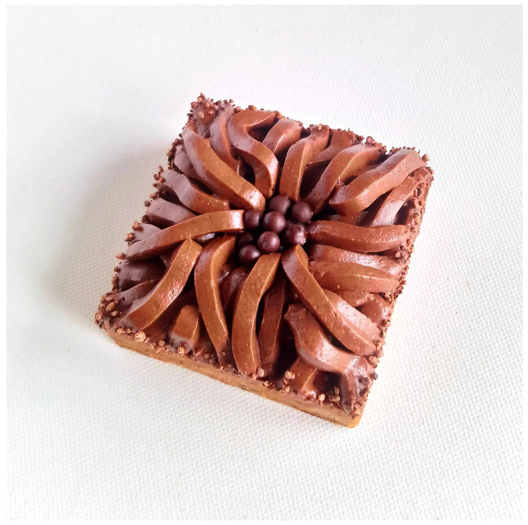 Rant kwadratowy 20 x 20 cm / DE BUYER