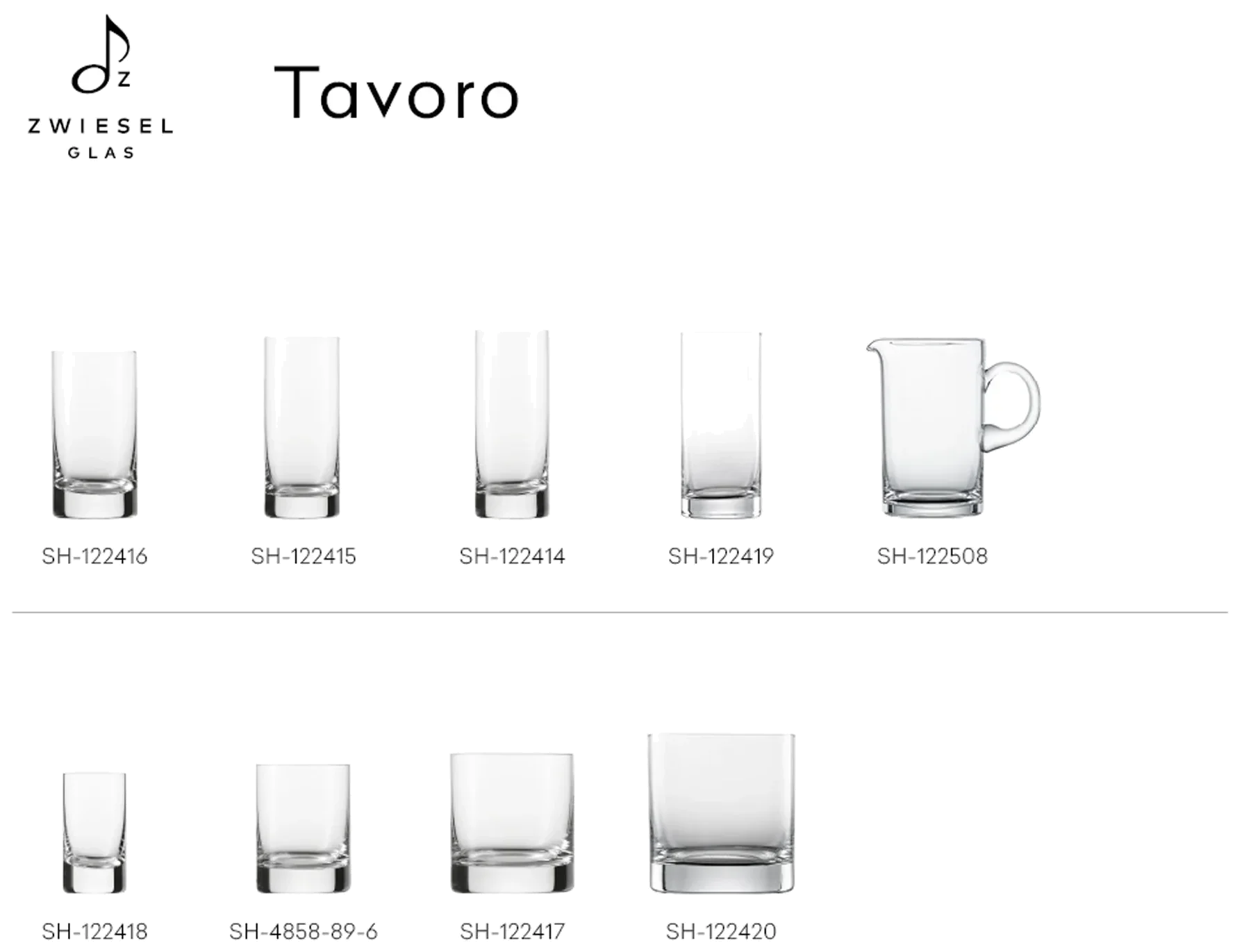 TAVORO Dzbanek 1000 ml / ZWIESEL GLAS