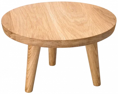 EGZOS Podstawa dębowa okrągła wysoka, 28 cm / VERLO