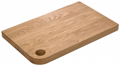 Deska do serwowania dębowa z otworem 38x23,5x2,5 cm SIMPLE / VERLO