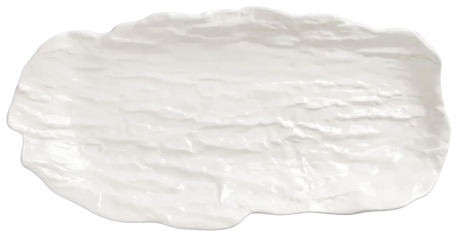 TRACE EDITION Półmisek 32x16 cm biały / VERLO