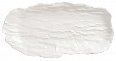 TRACE EDITION Półmisek 32x16 cm biały / VERLO