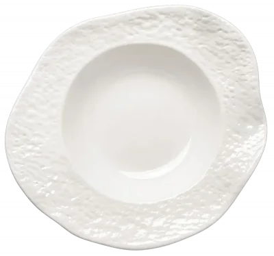 TRACE EDITION Talerz głęboki 325 ml biały / VERLO