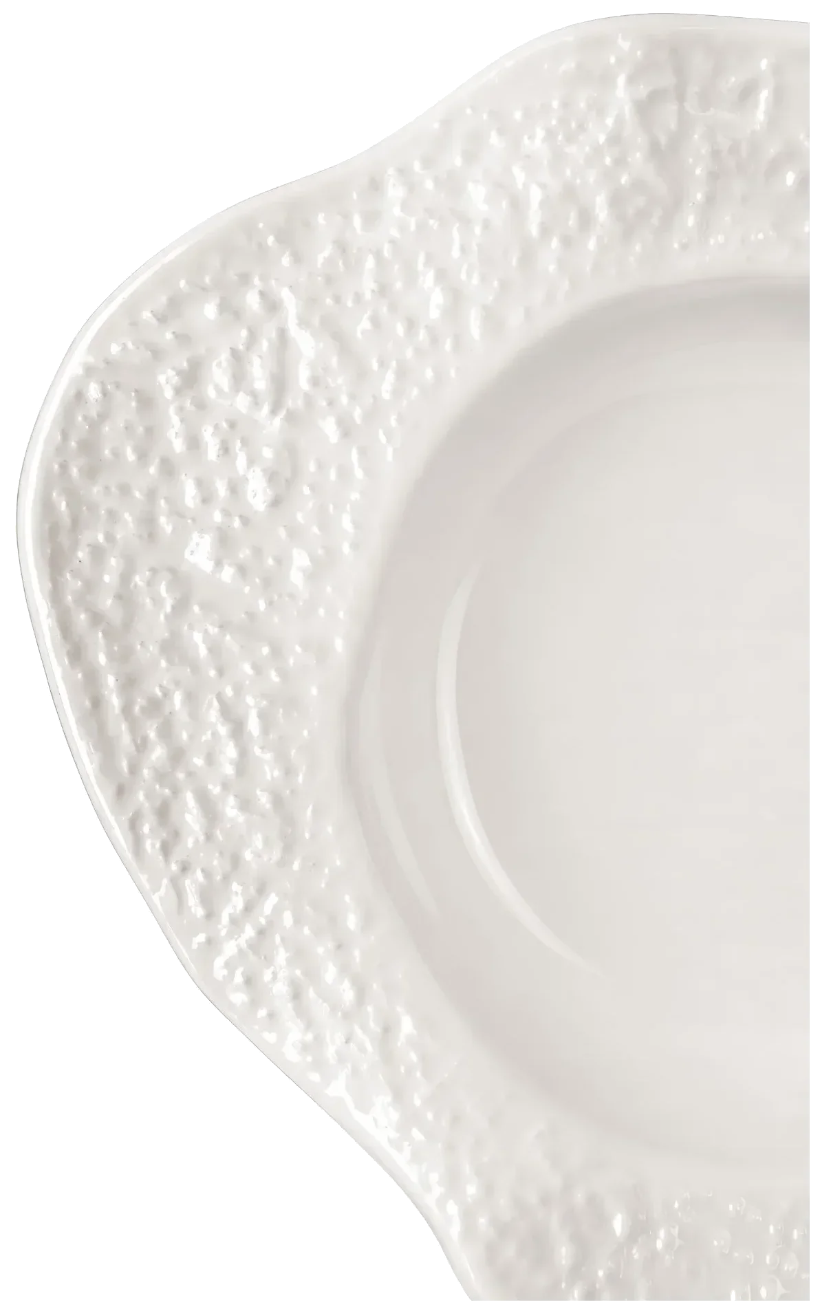 TRACE EDITION Talerz głęboki 325 ml biały / VERLO
