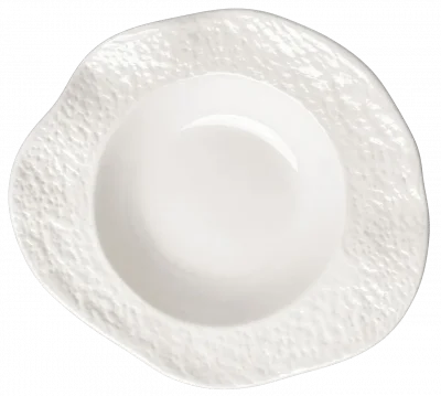 TRACE EDITION Talerz głęboki 950 ml biały / VERLO