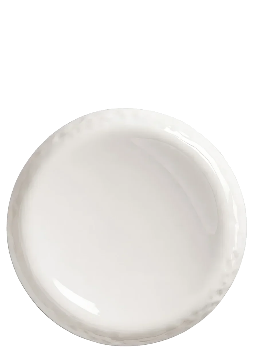 TRACE EDITION Talerz 8 cm biały / VERLO
