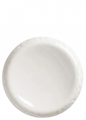 TRACE EDITION Talerz 8 cm biały / VERLO