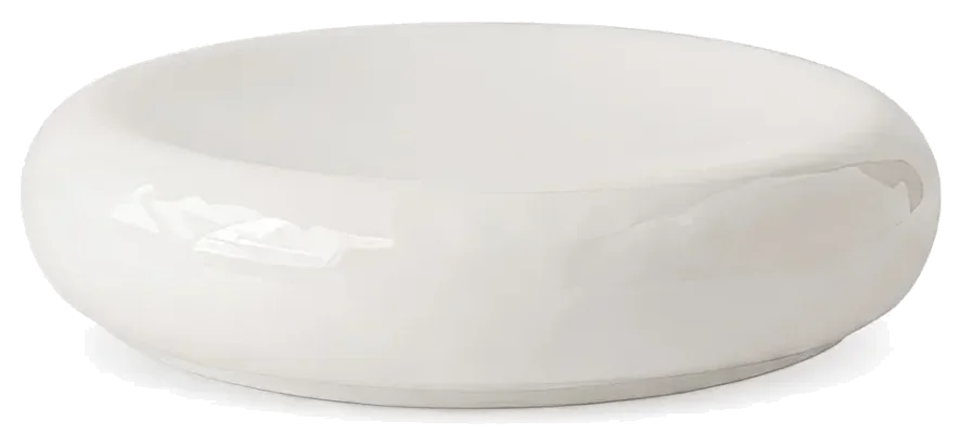 TRACE EDITION Talerz 8 cm biały / VERLO