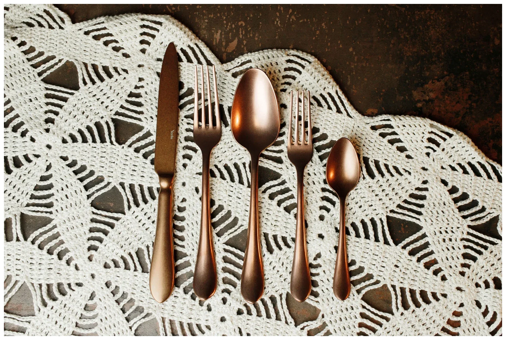 DESTELLO COPPER Łyżeczka do espresso / VERLO