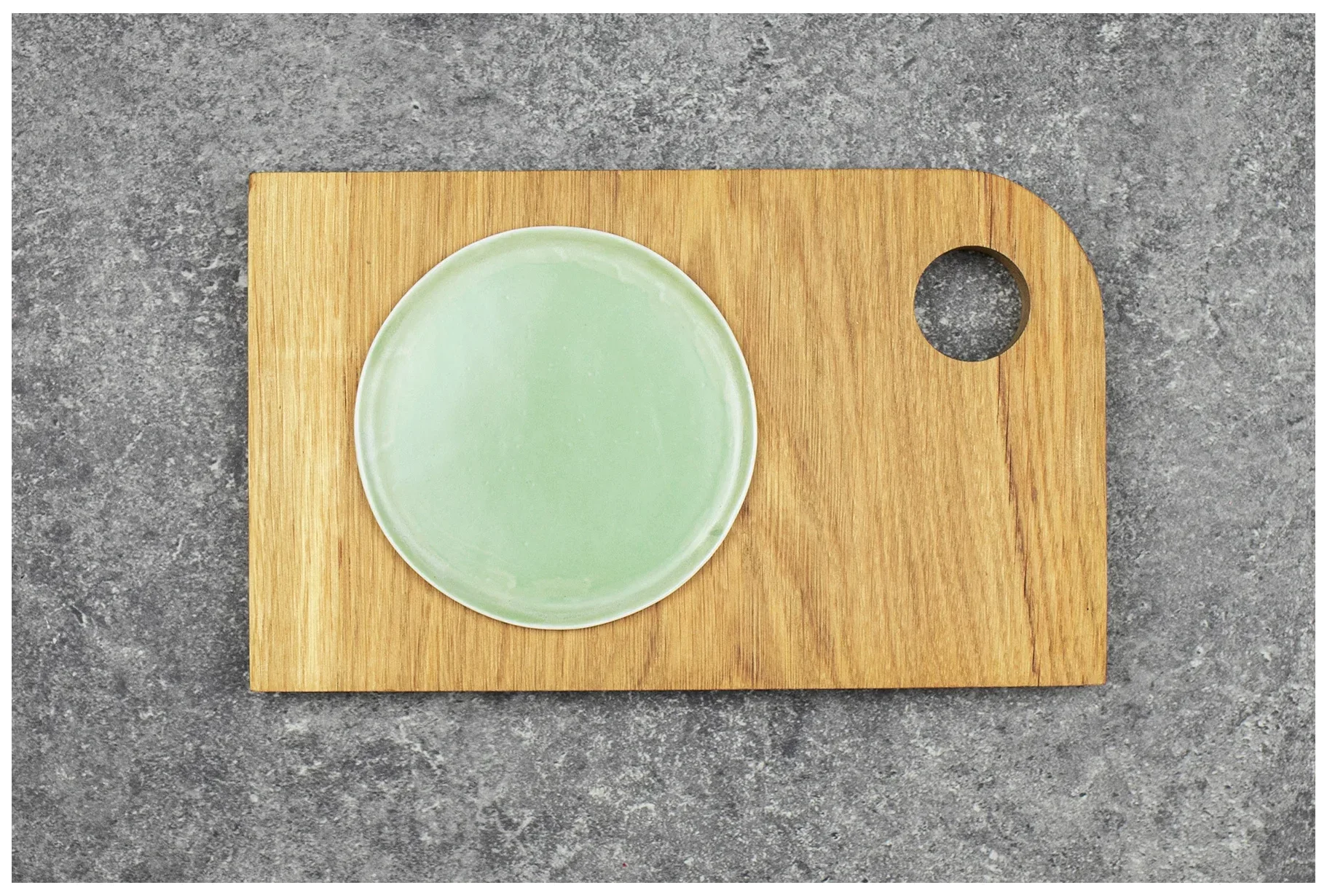 Deska do serwowania dębowa 26x16x2,5 cm STRATOS / VERLO
