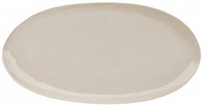 ETER Talerz owalny 43x22,5 cm, beżowy / VERLO