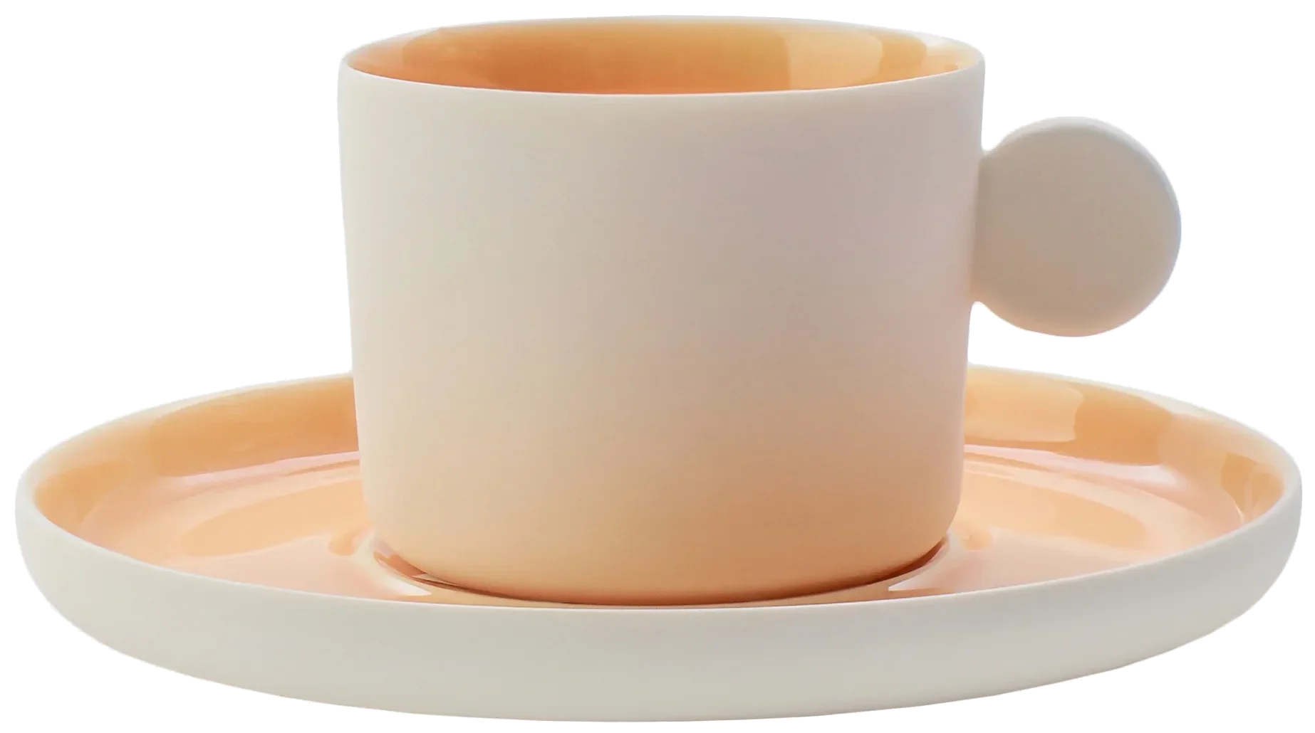 ETER Spodek do filiżanki 100 ml, łososiowy / VERLO