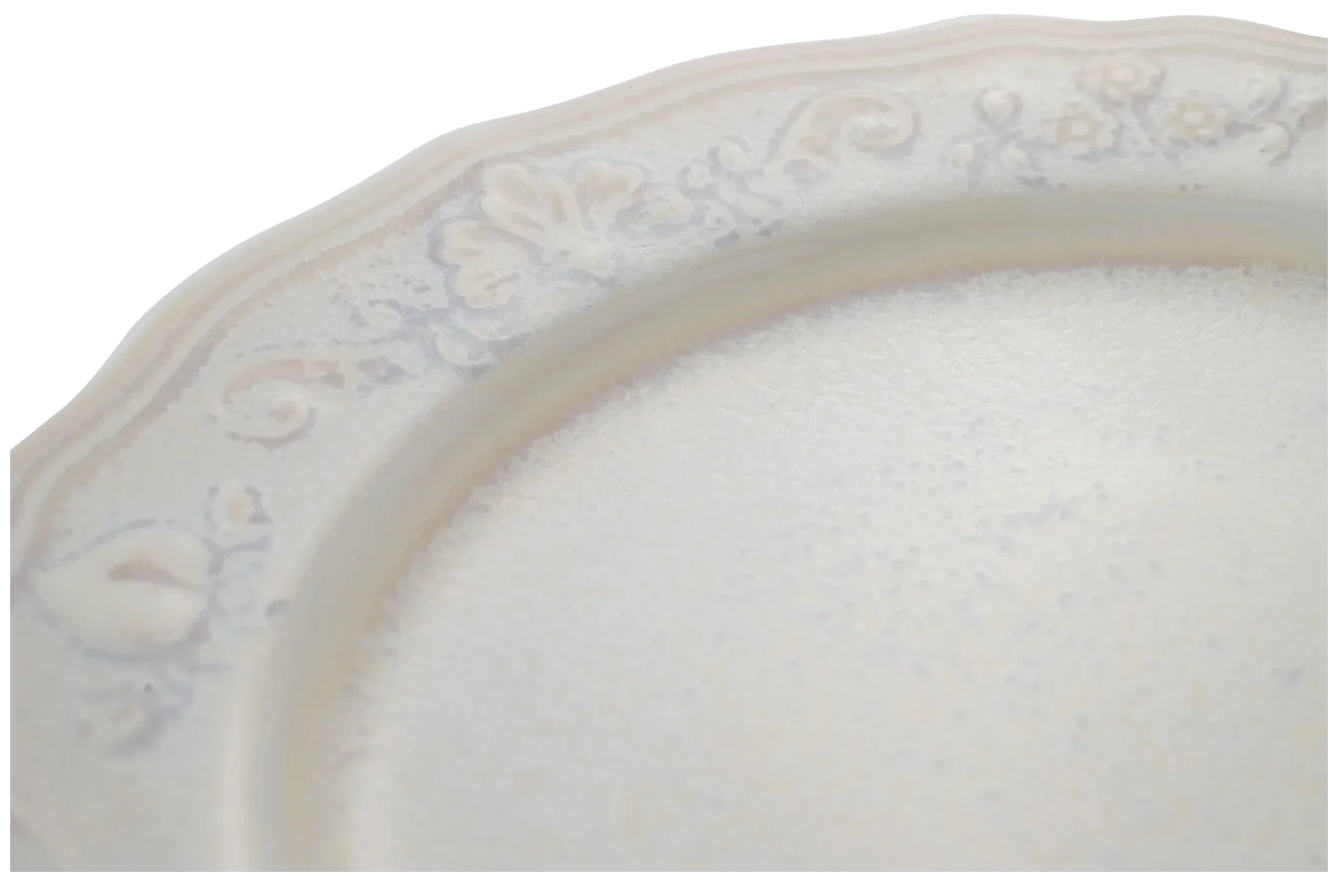 VERLO Talerz płaski POEM OAT 30 cm kremowy