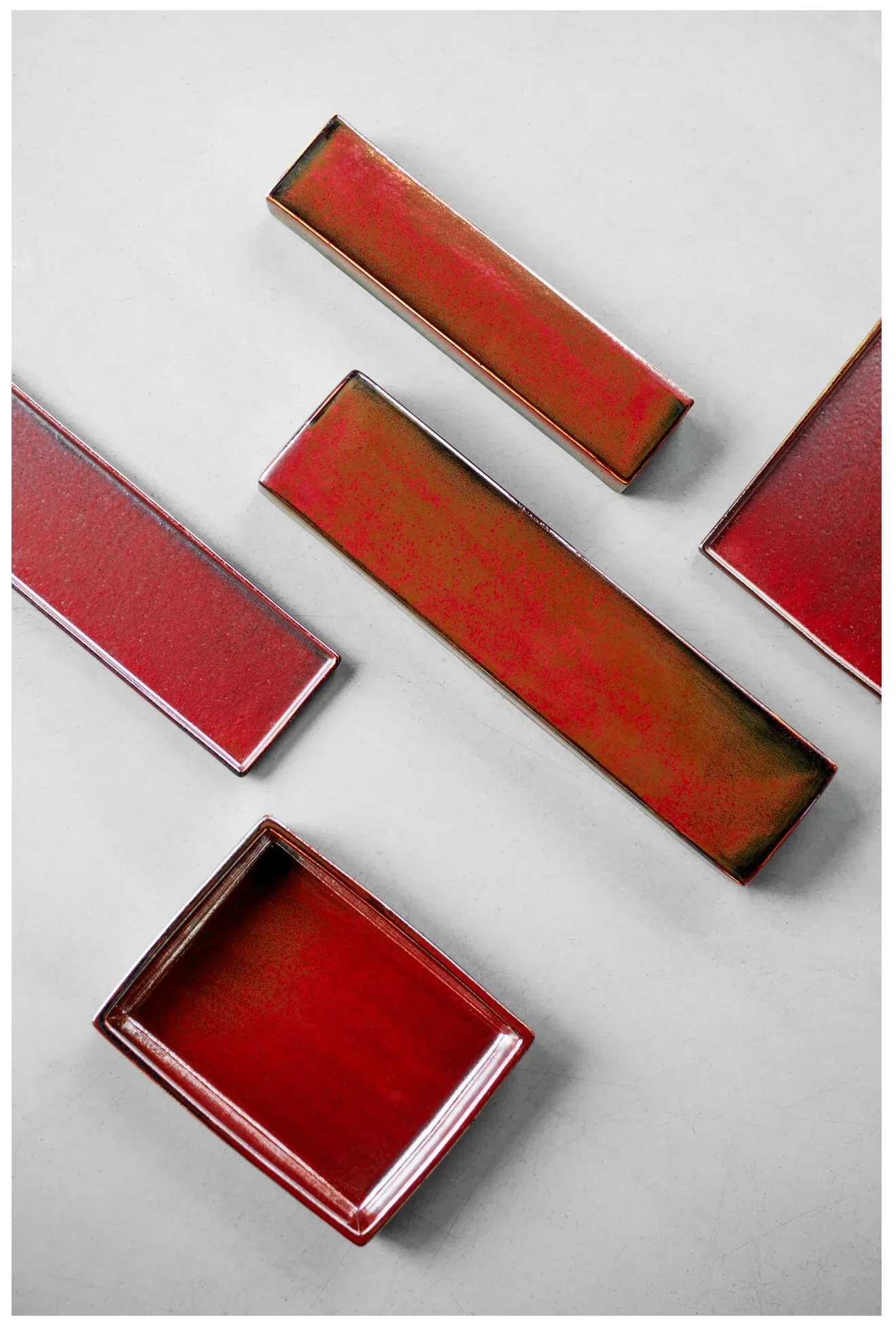 VERLO Talerz głęboki prostokątny FLAME 22,5x17,5 cm
