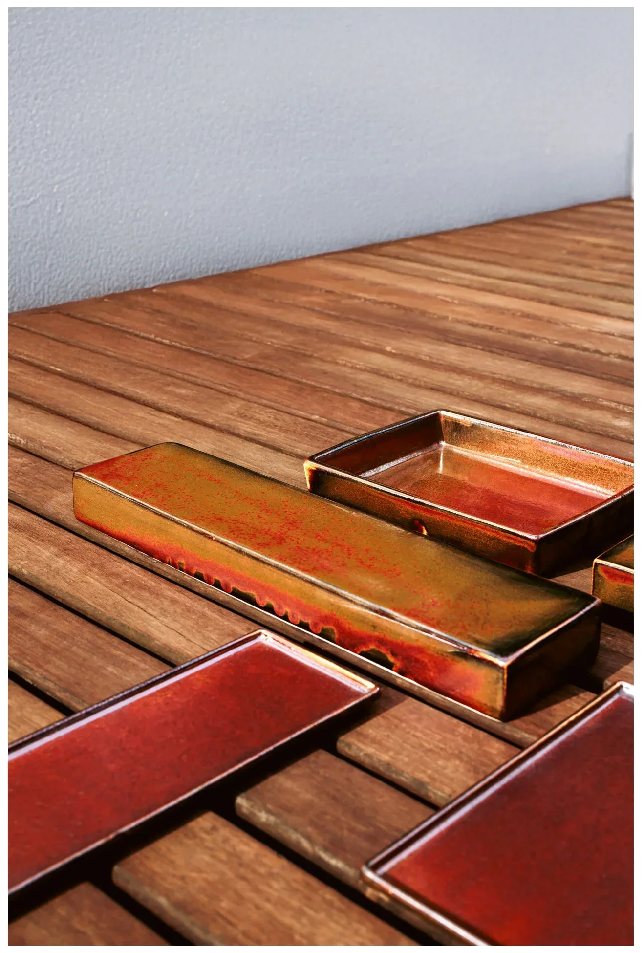 VERLO Talerz głęboki prostokątny FLAME 22,5x17,5 cm