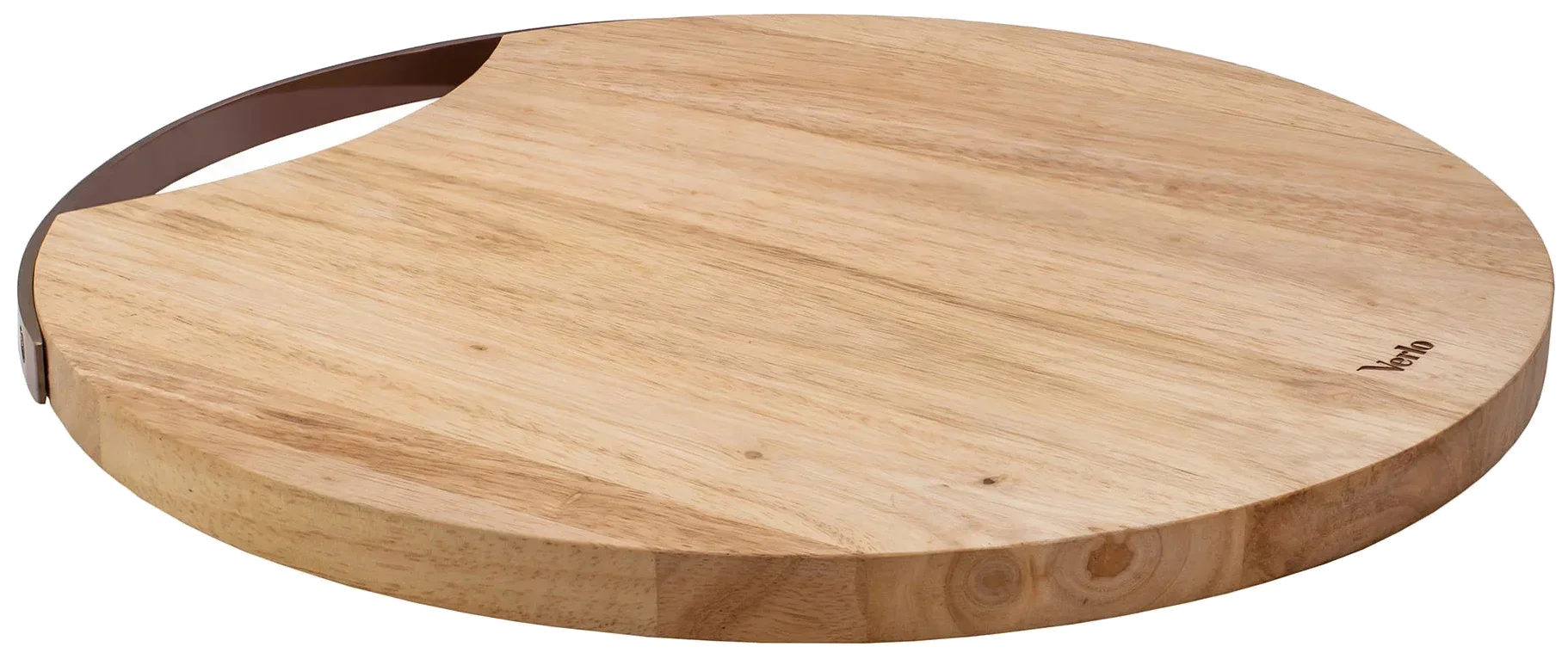 Deska do serwowania okrągła drewniana 38 cm mango / VERLO