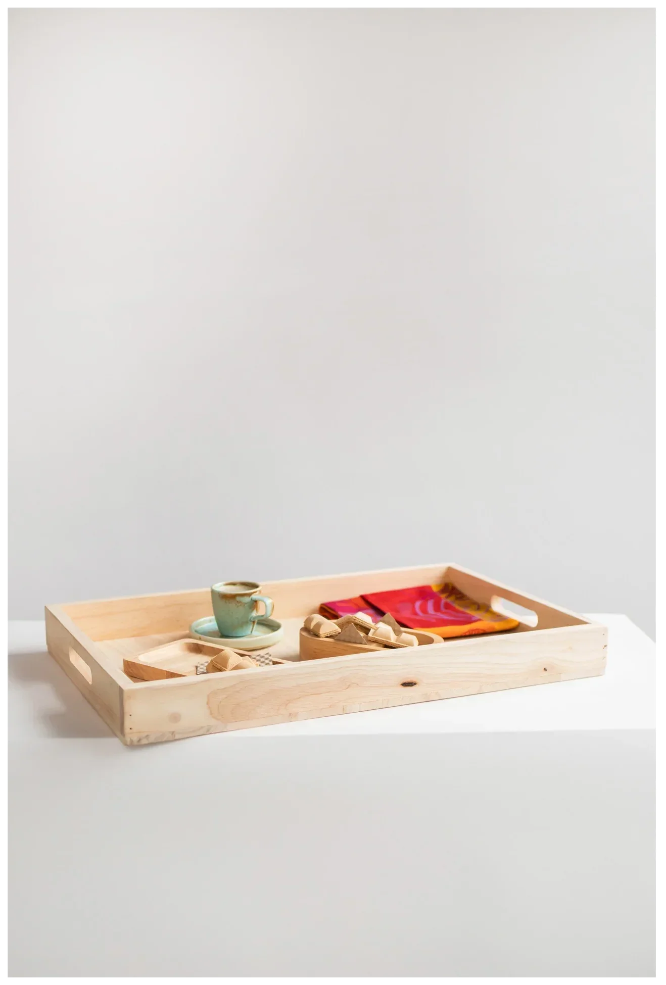 Taca prostokątna drewniana 58x19 cm mango / VERLO