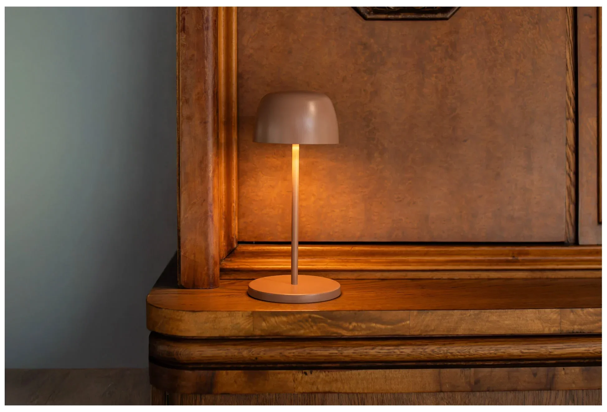 VERLO Lampa stołowa MOD 25 cm karmelowa