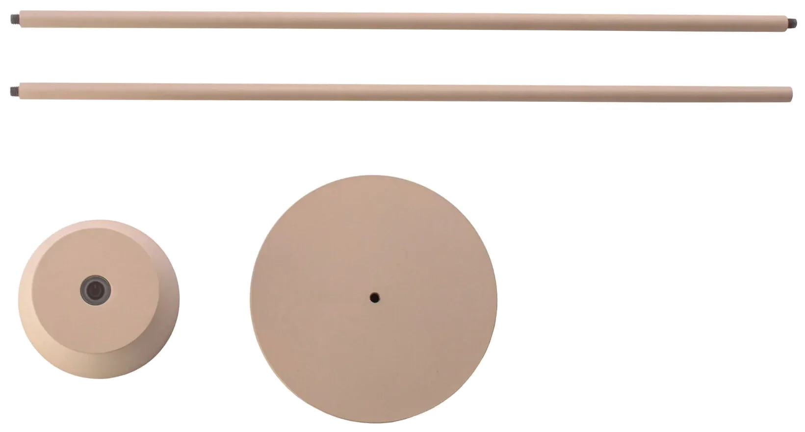 VERLO Lampa podłogowa TALI 123 cm piaskowa