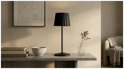 VIENNA Lampa stołowa 28 cm czarna / VERLO