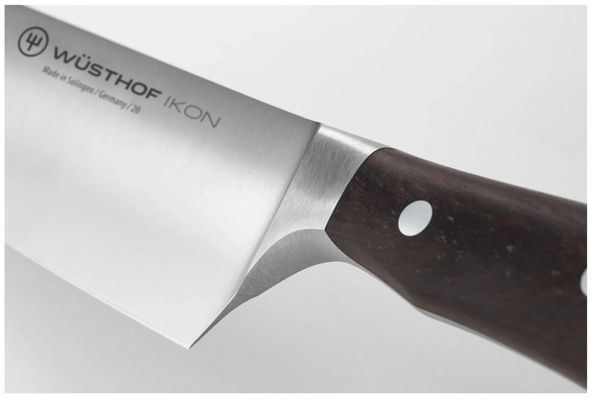 IKON Zestaw - Nóż szefa 20 cm, kuchenny 20 cm i do warzyw 9 cm / WÜSTHOF