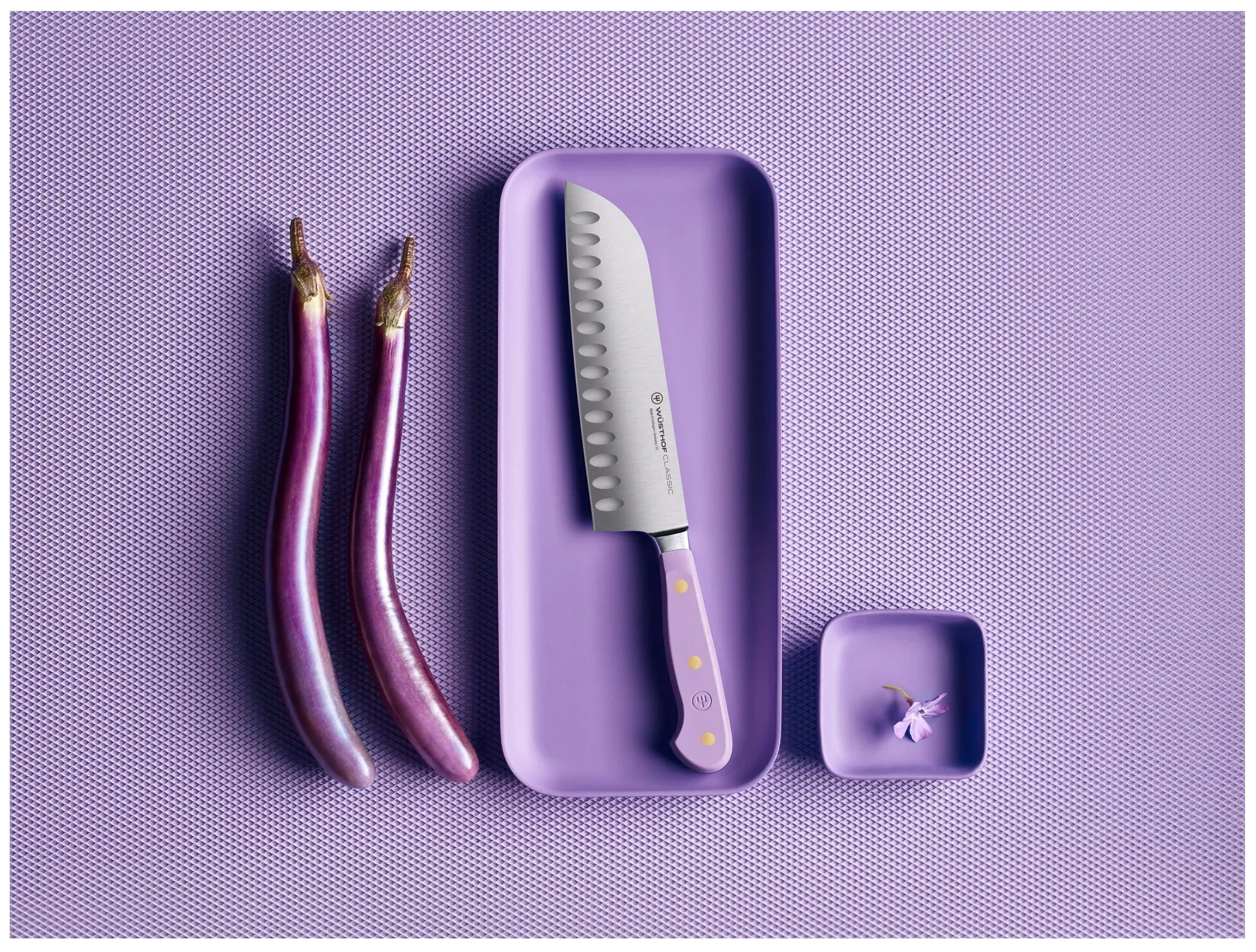 CLASSIC COLOUR Nóż Santoku 17/30,3 cm fioletowy / WÜSTHOF