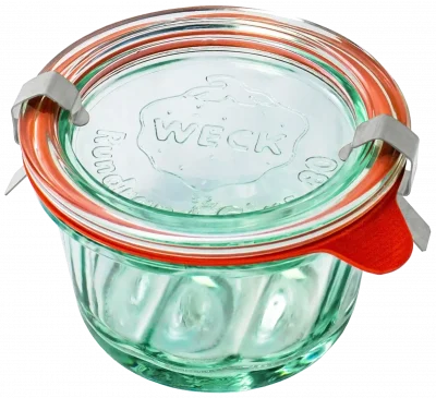 Słoik BAKERY z pokrywą, uszczelką i 2 zapinkami 165 ml op. 12 szt . / WECK